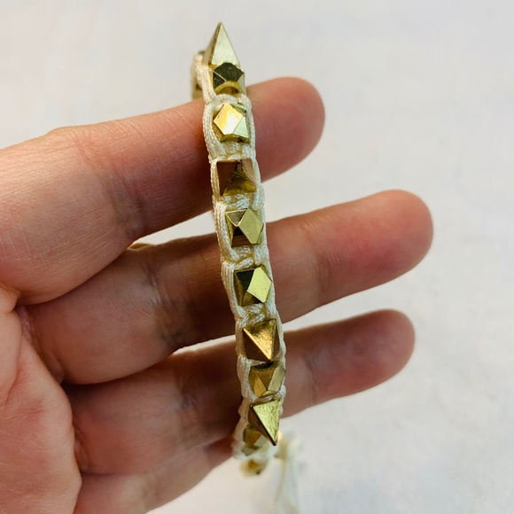 COPY - set of 3 fashion jewelry bundle red and gold spiked bracelets - Picture 7 of 15